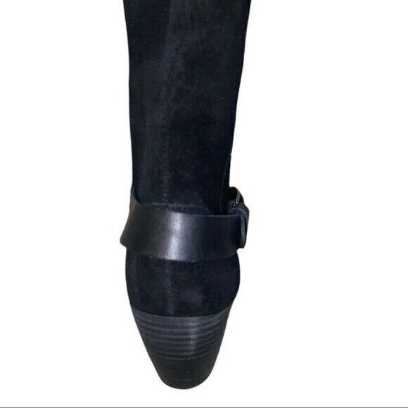 American Rag Tegan Black Leather Dress Boots Size 6.5M New - Picture 6 of 8